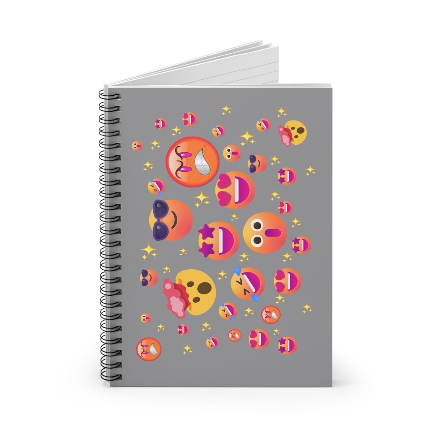 Vibrant Emoji Spiral Notebook
