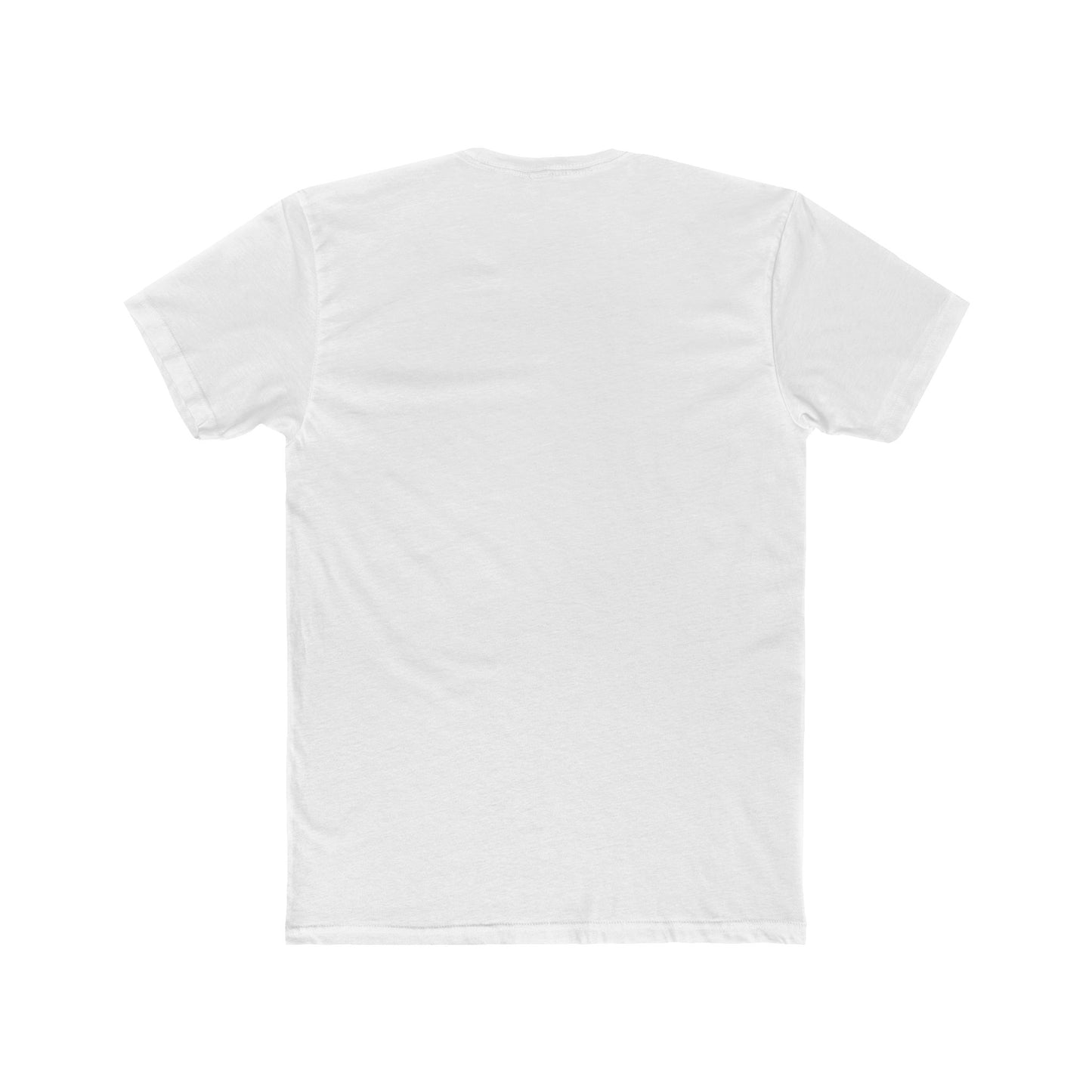 "Inhale Caffeine, Exhale Negativity – Unisex Cotton Crew Tee with Playful Coffee Design