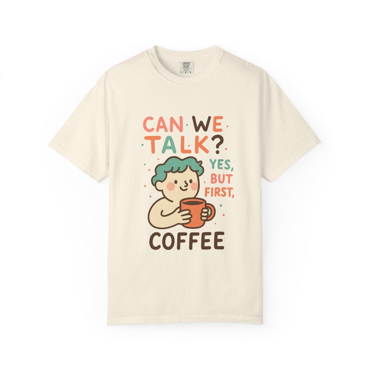 Cute Coffee-Themed Unisex T-Shirt