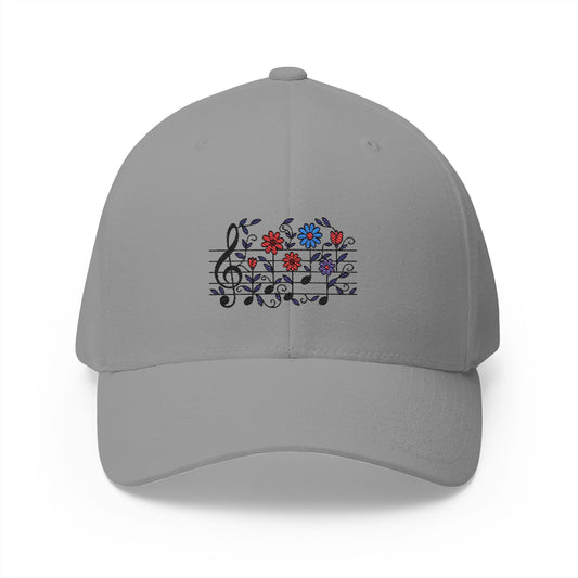 Musical Floral Cap