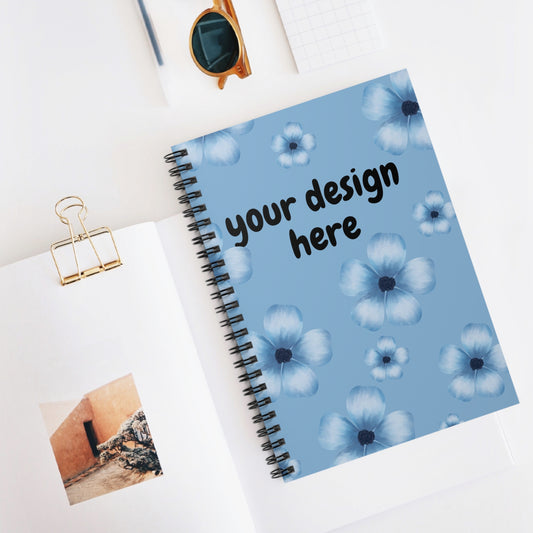 Personalized  Notebook Journal, Cute Notepad, School Supplies, Gifts for Her, Floral Stationery