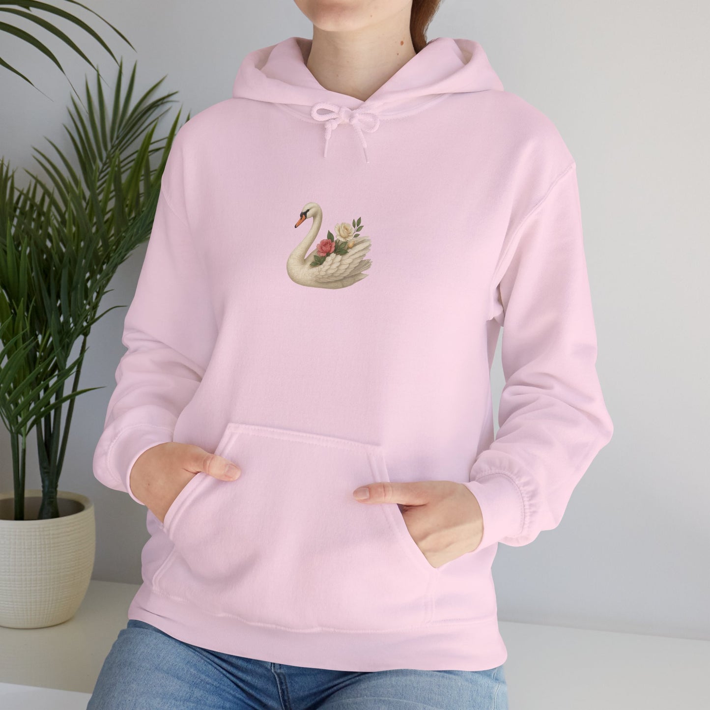 Swan Design Hoodie