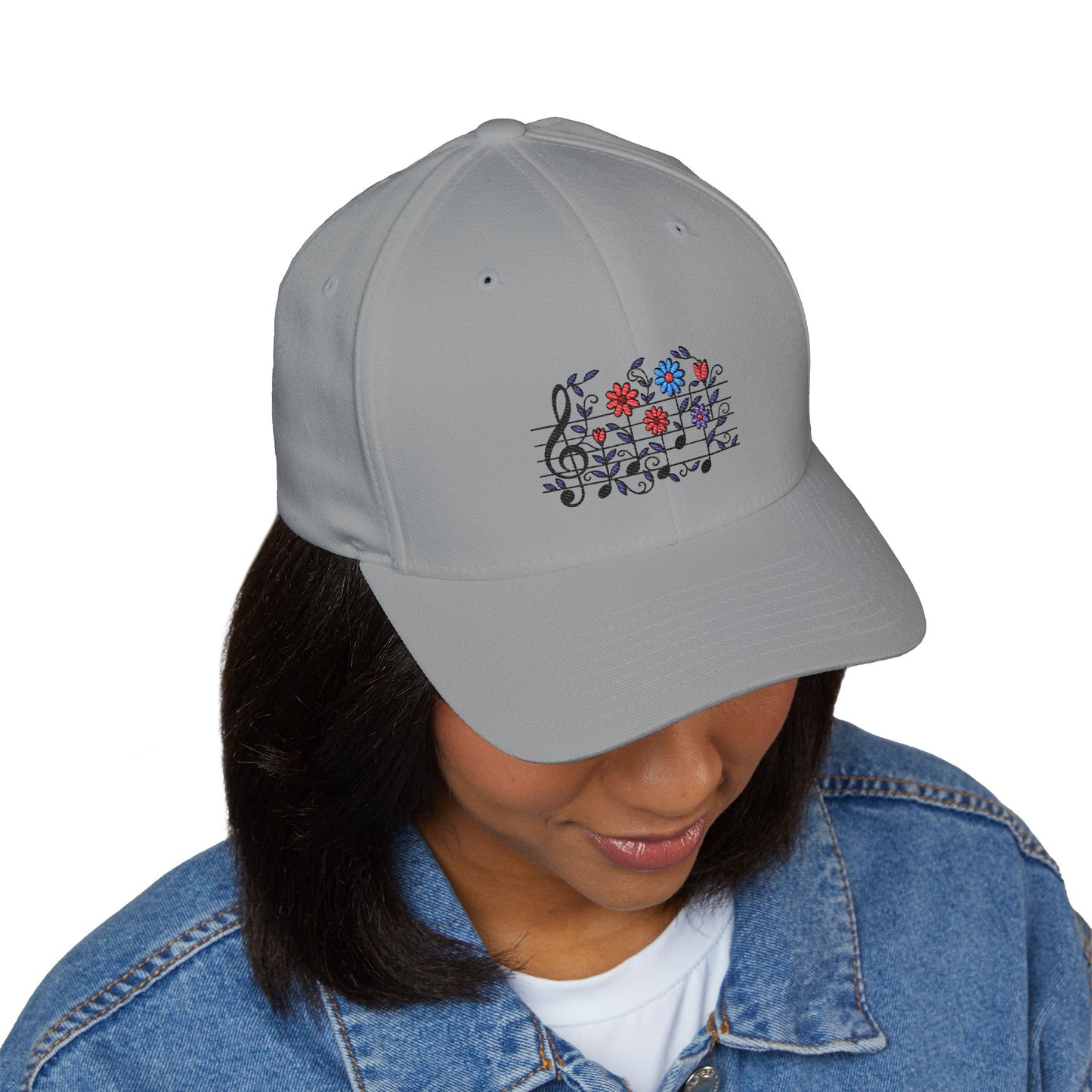 Musical Floral Cap