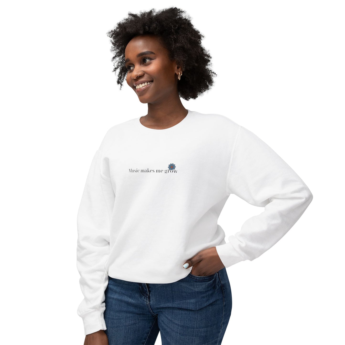 Musical Blooms Crewneck Sweatshirt