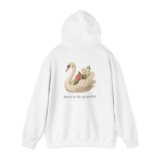 Swan Design Hoodie