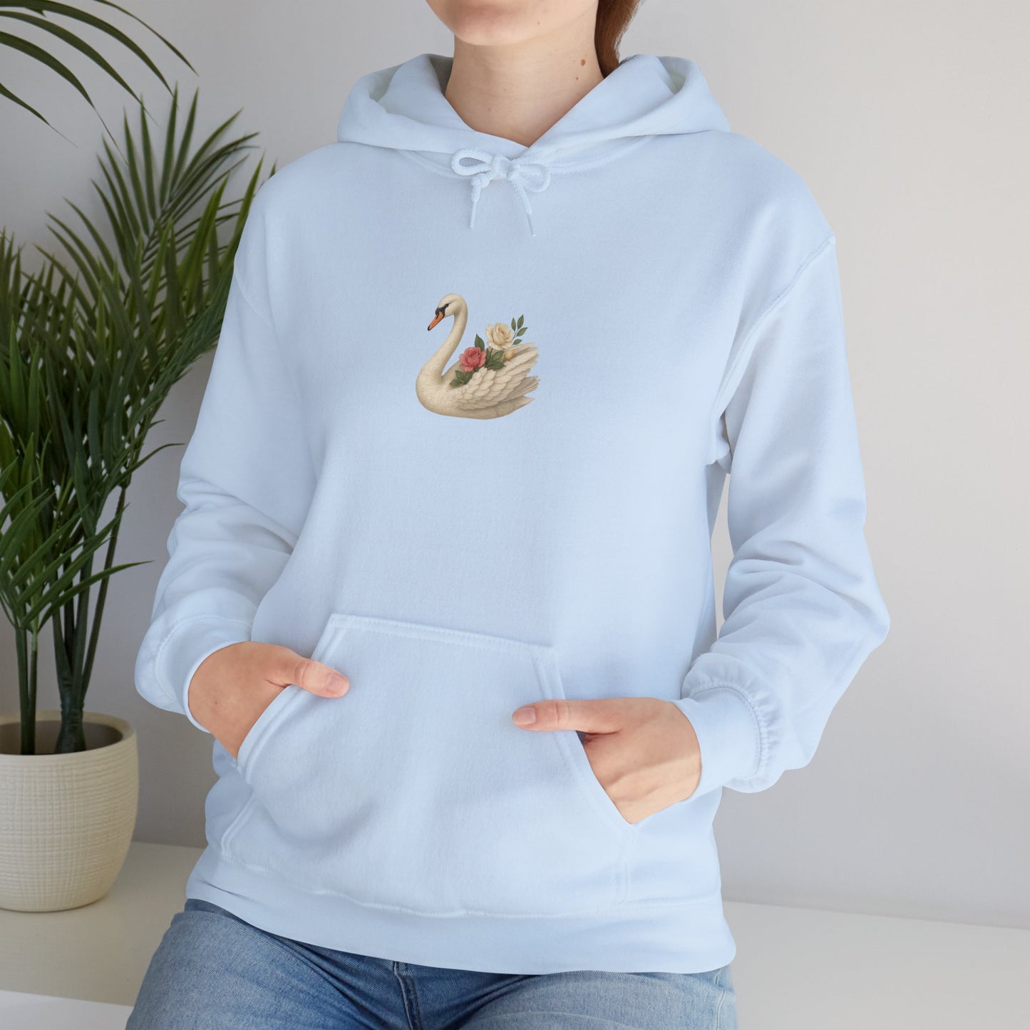Swan Design Hoodie