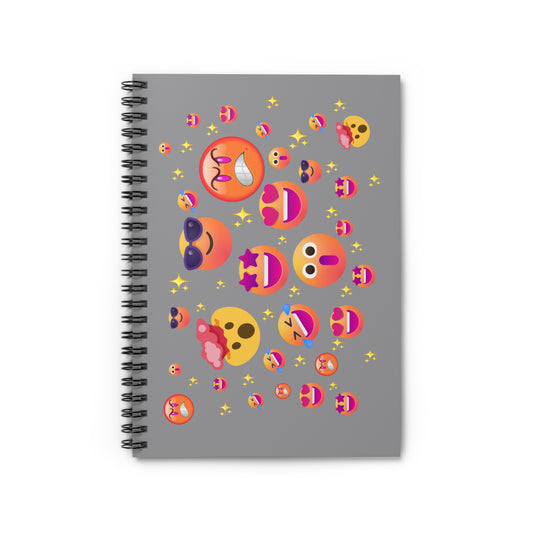 Vibrant Emoji Spiral Notebook