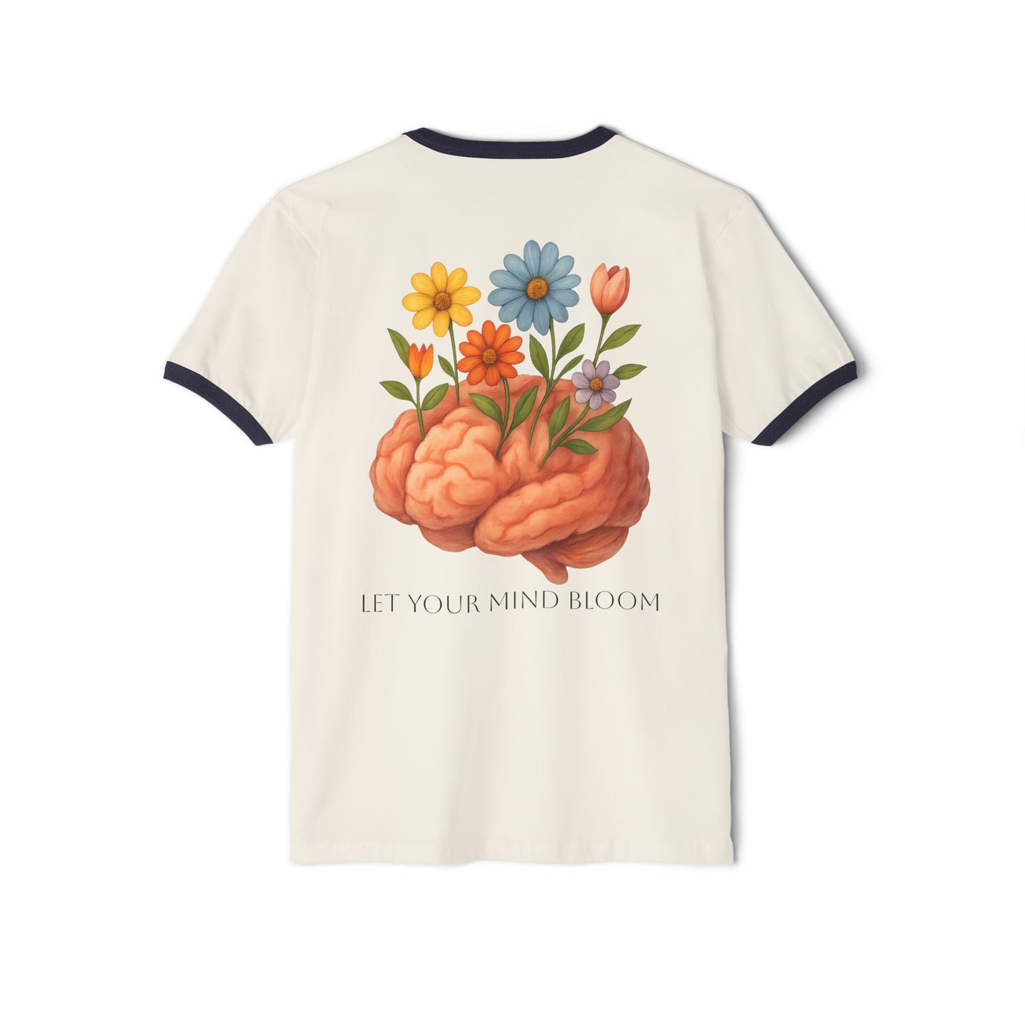 Floral Brain Ringer Tee