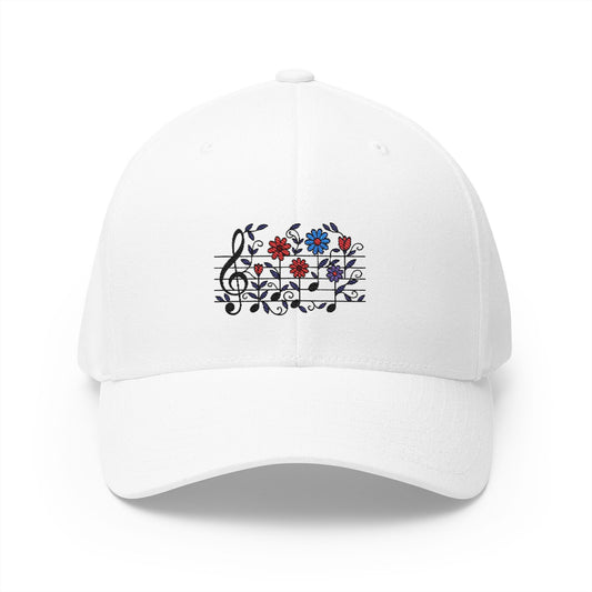 Musical Floral Cap