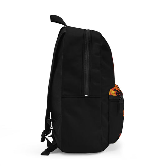 Stylish Flame Backpack - Perfect for Students, Trendsetters, and Adventurers, School Bag, Travel Companion, Gift Idea, Casual Use