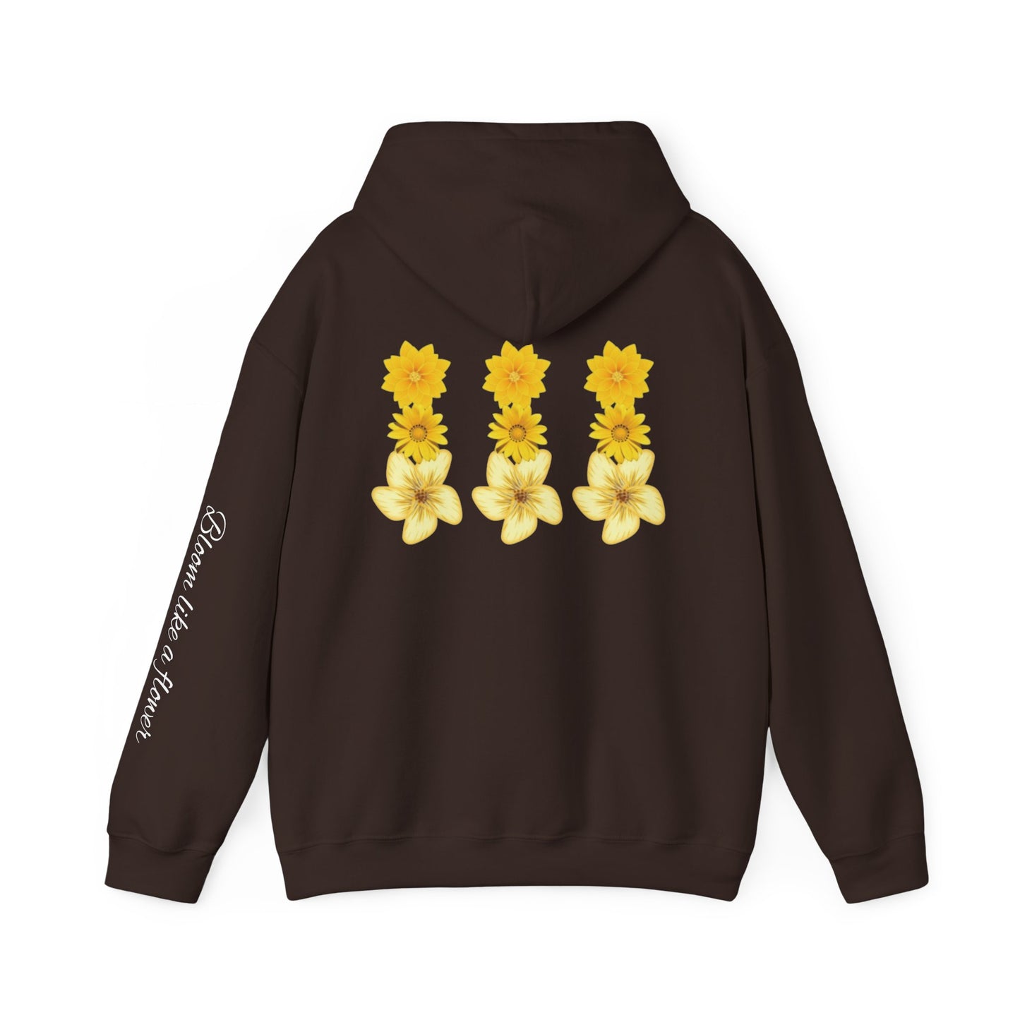 Floral Print Hooded Sweatshir