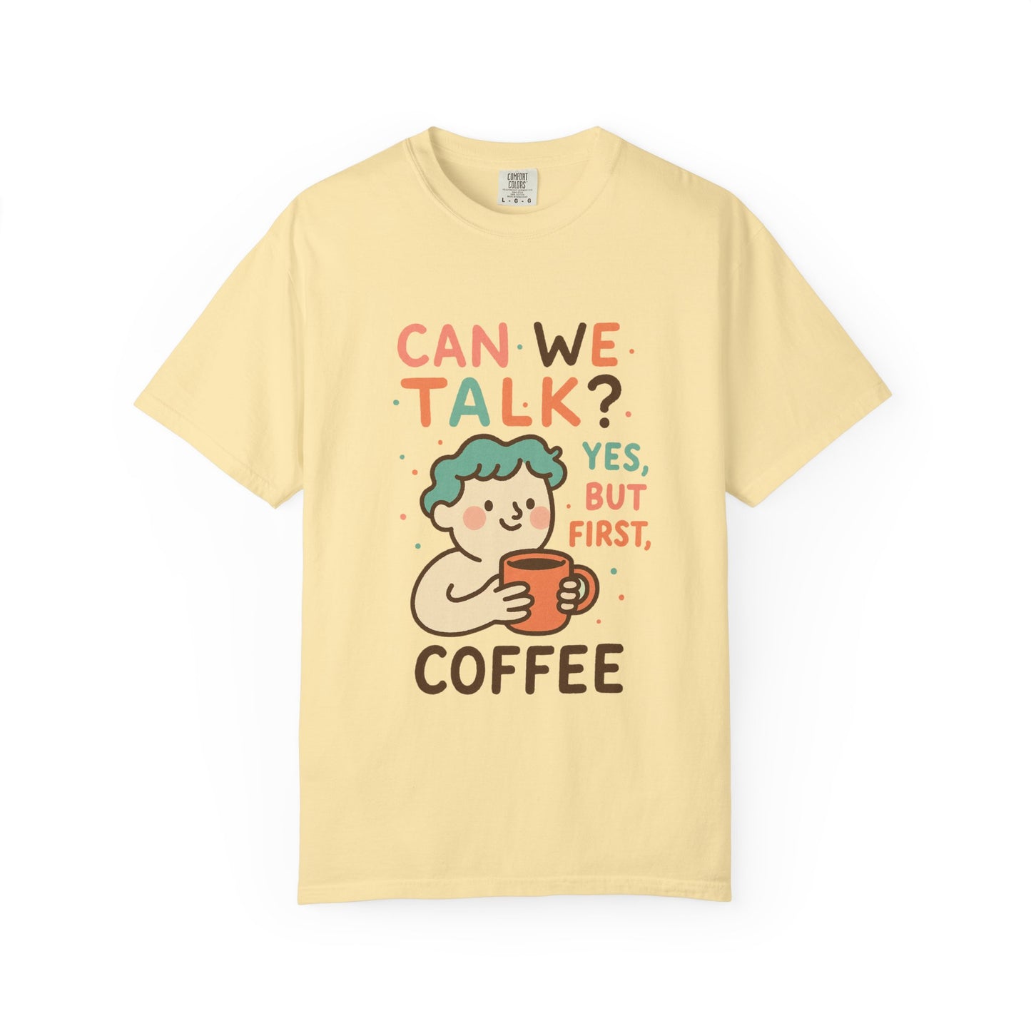Cute Coffee-Themed Unisex T-Shirt