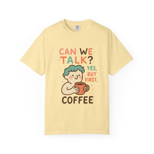 Cute Coffee-Themed Unisex T-Shirt