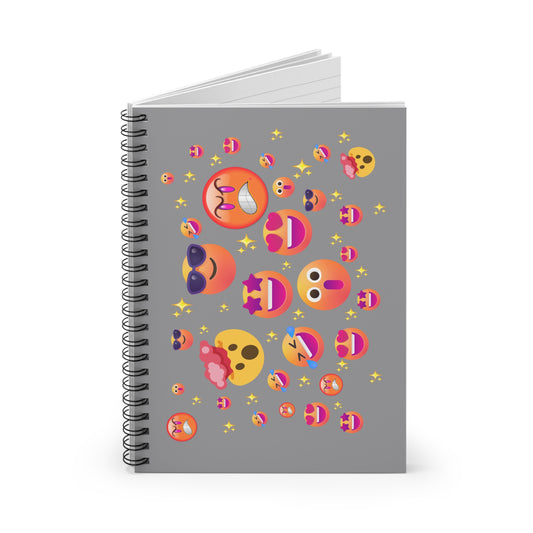 Vibrant Emoji Spiral Notebook