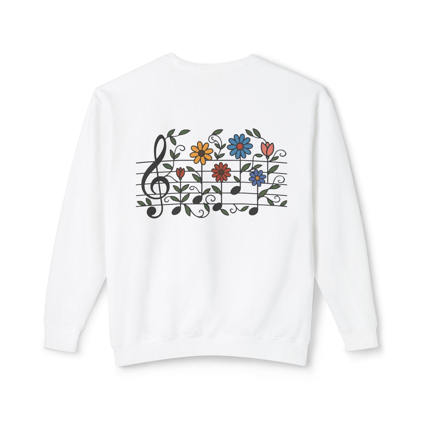 Musical Blooms Crewneck Sweatshirt