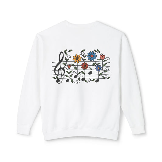 Musical Blooms Crewneck Sweatshirt