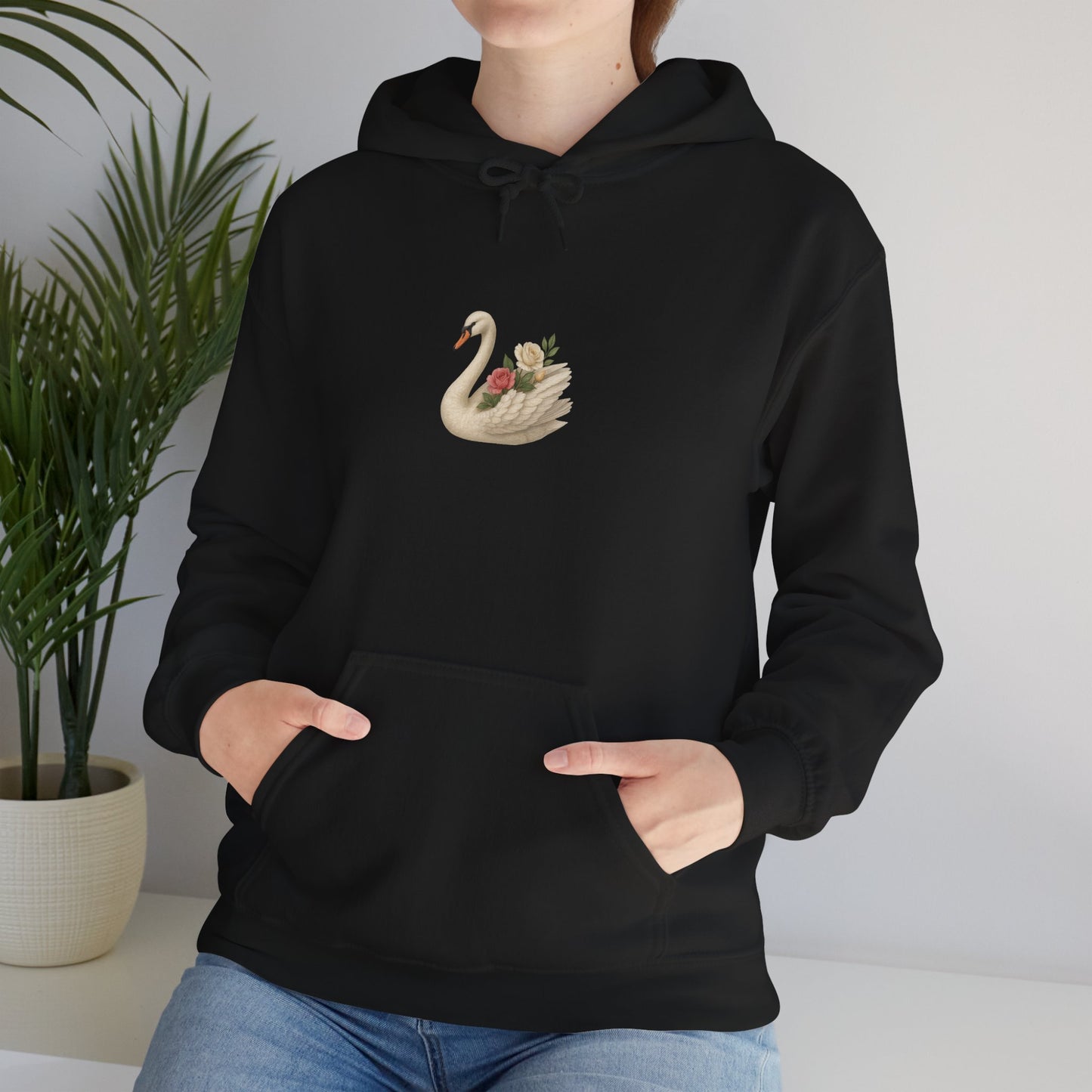 Swan Design Hoodie